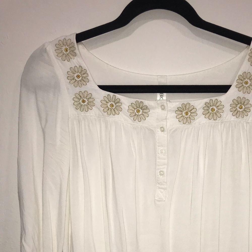 ☆gold flower blouse☆